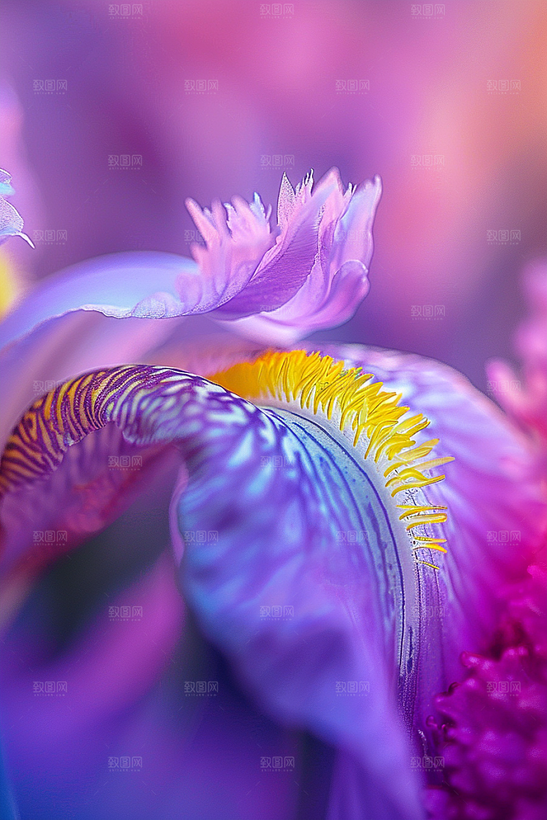 鸢尾花花卉清新素材