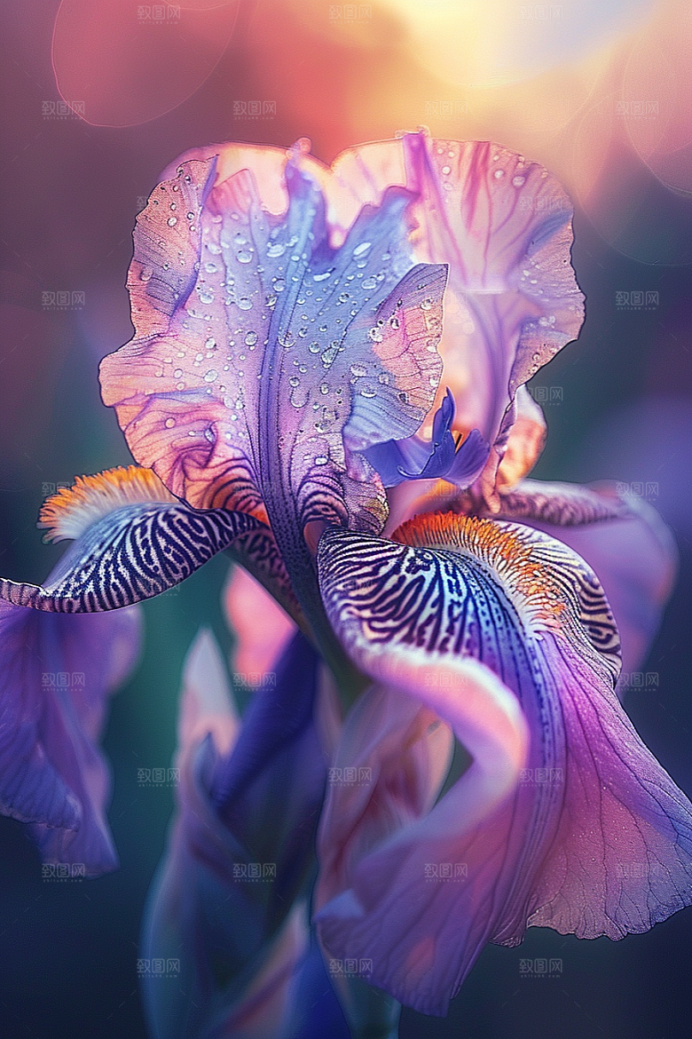 鸢尾花花卉高清素材