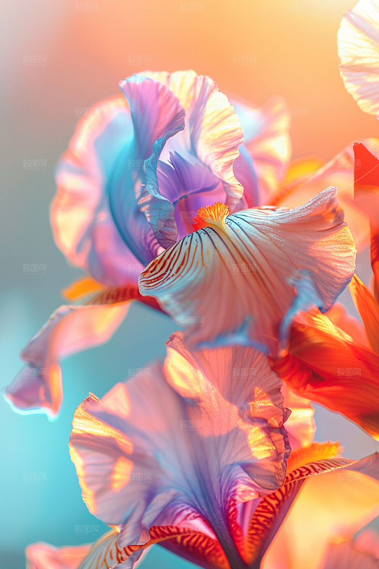 鸢尾花高清自然素材