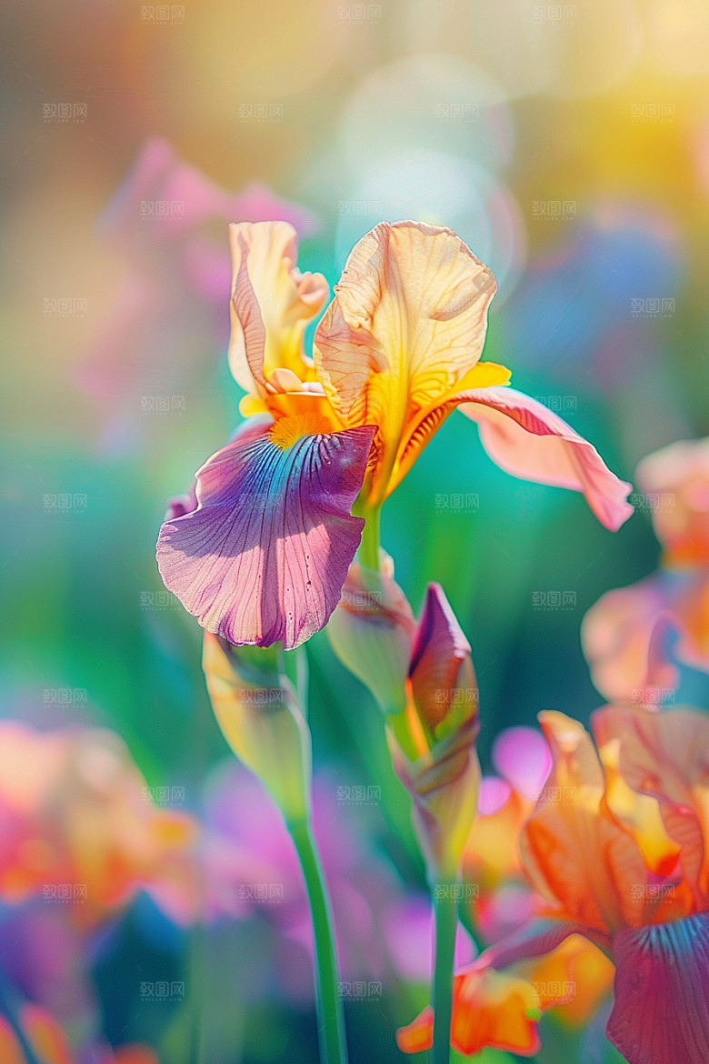 鸢尾花高清花朵素材