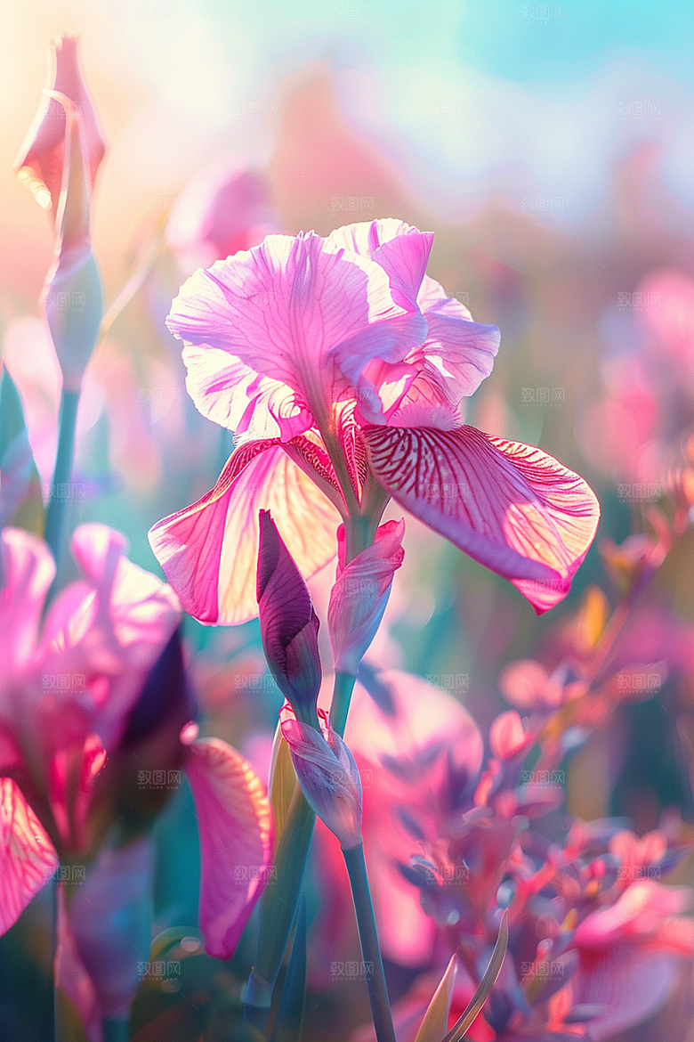 鸢尾花花卉植物素材