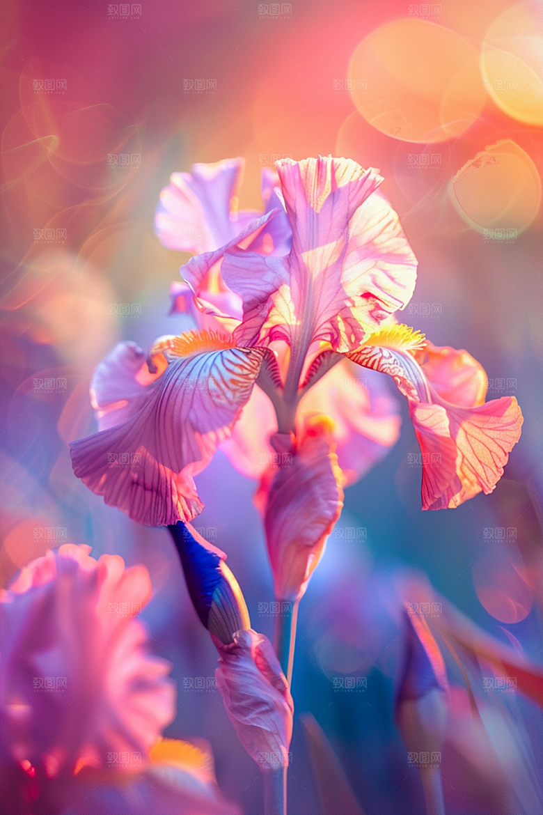鸢尾花花朵自然素材