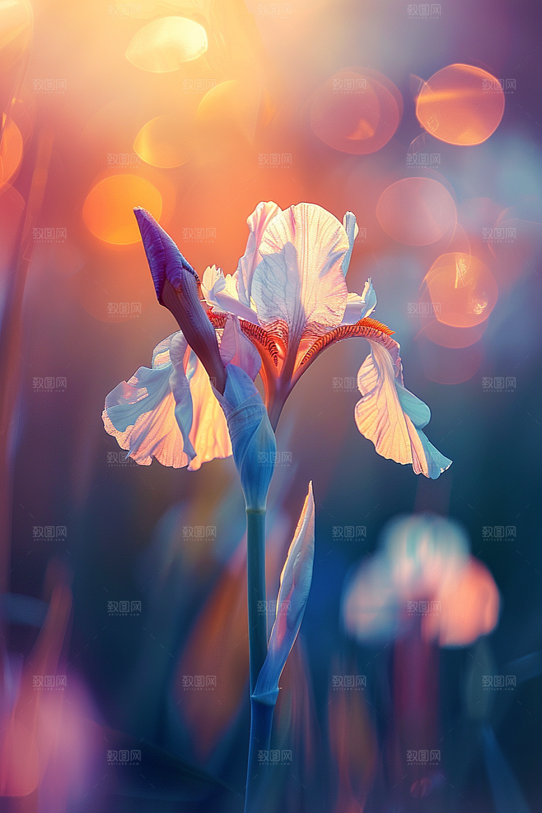 鸢尾花高清浪漫素材