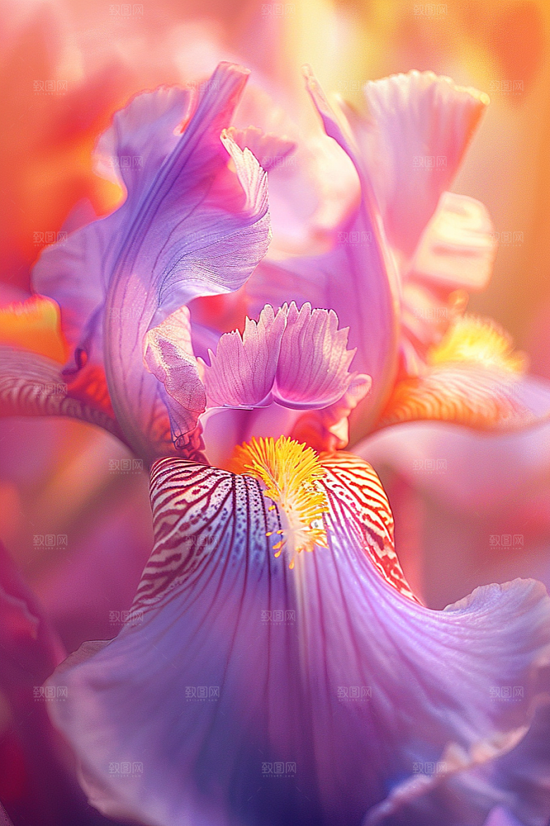 鸢尾花花朵高清素材