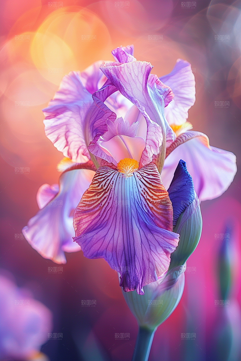 鸢尾花花卉自然素材