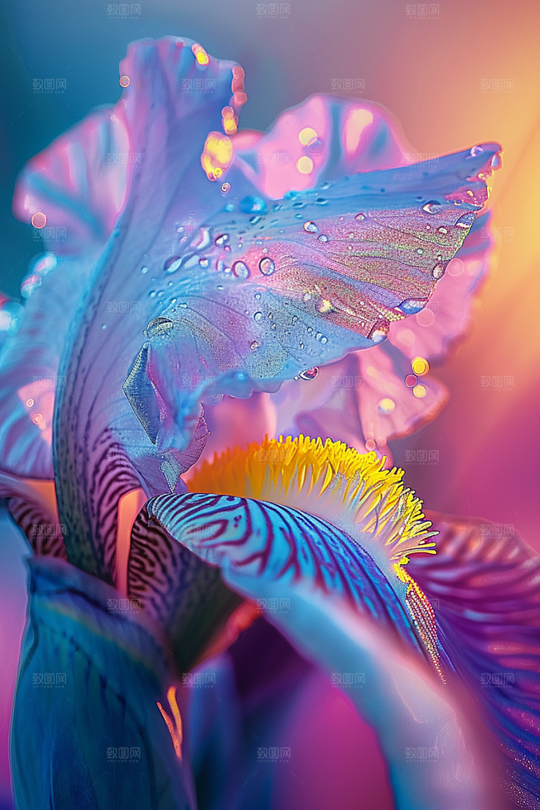 鸢尾花花卉植物素材
