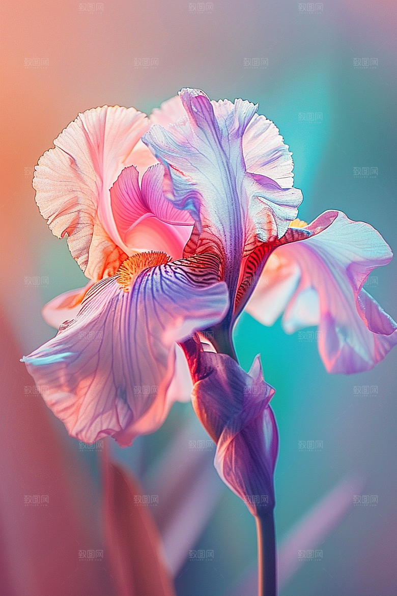 鸢尾花花卉植物素材