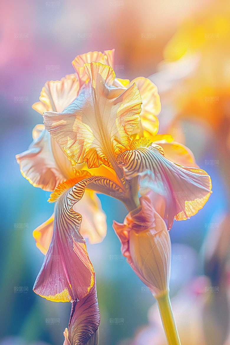 鸢尾花花卉高清素材