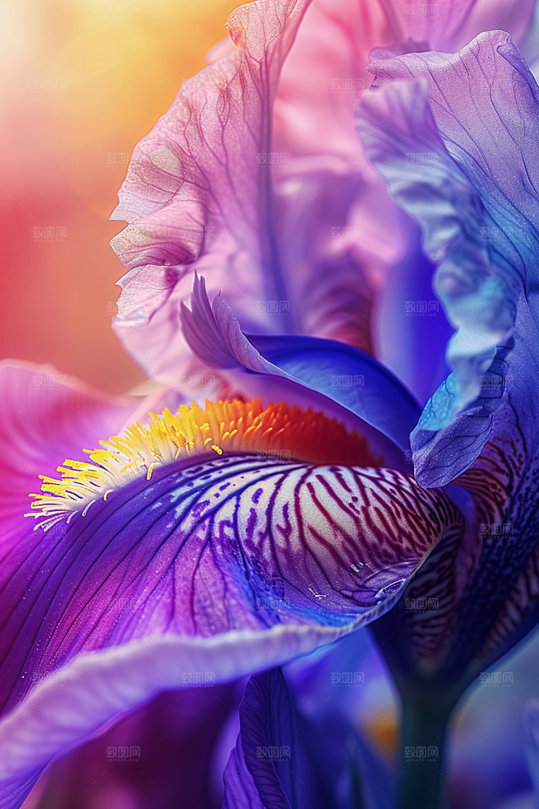 鸢尾花花卉花朵素材
