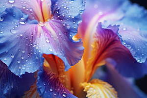 鸢尾花花卉浪漫素材