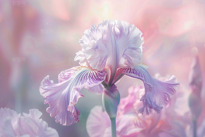 鸢尾花花卉清新素材