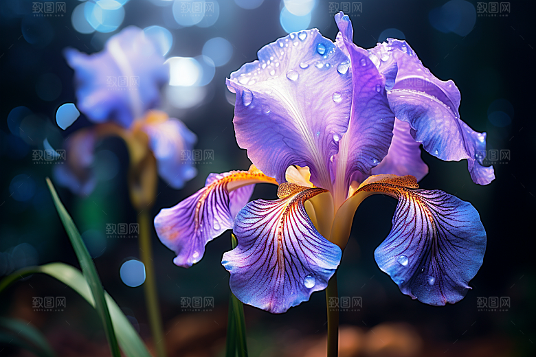 鸢尾花花卉植物素材