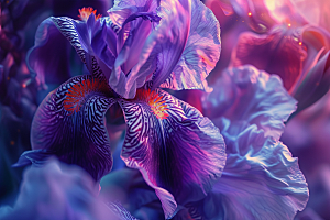 鸢尾花高清浪漫素材