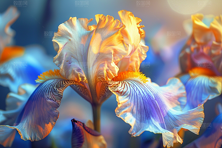 鸢尾花高清花朵素材