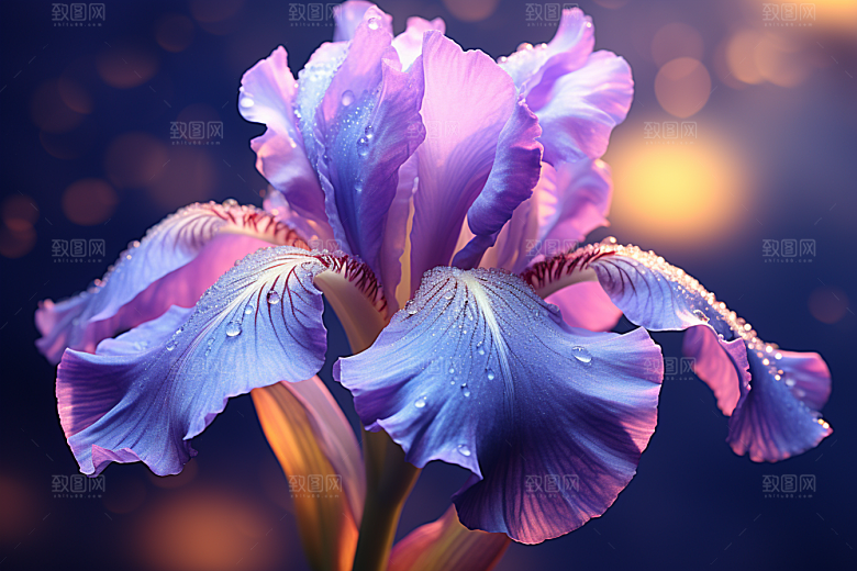 鸢尾花花卉唯美素材