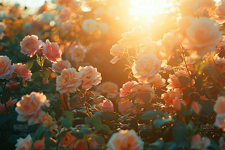 月季花蔷薇欧月素材