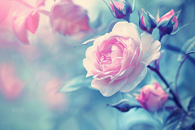 月季花高清花卉素材