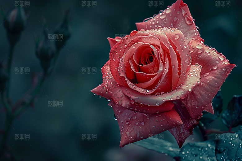 月季花彩色花卉素材