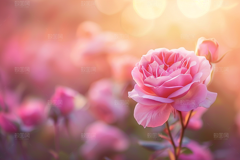 月季花玫瑰欧月素材