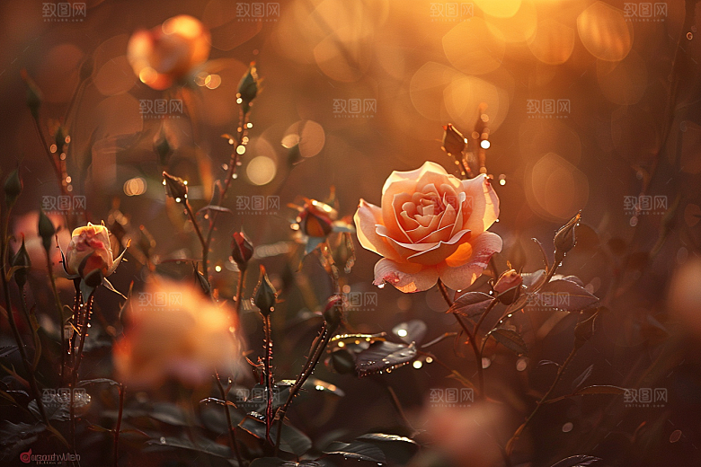月季花欧月藤月素材