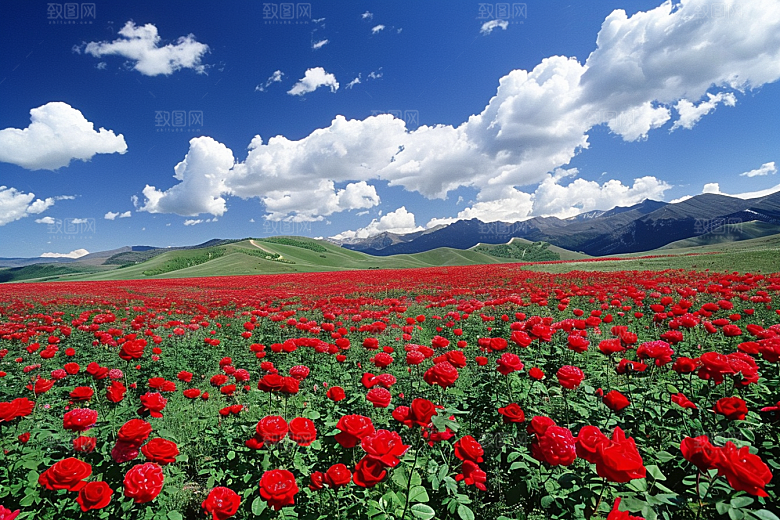 月季花蔷薇藤月素材