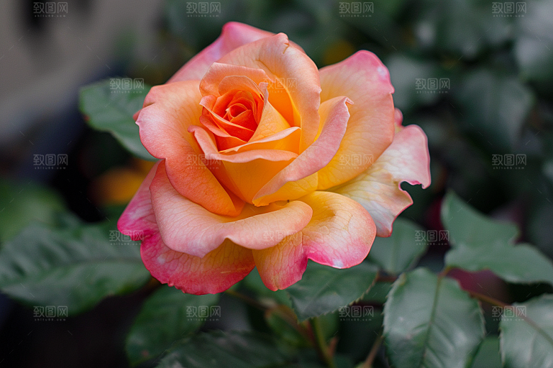 月季花彩色玫瑰素材