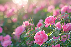 月季花玫瑰彩色素材