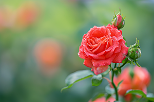 月季花唯美玫瑰素材