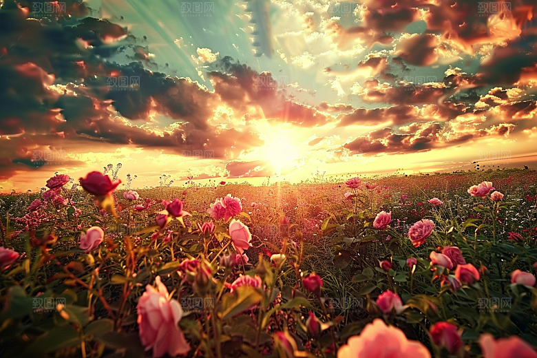 月季花欧月花朵素材