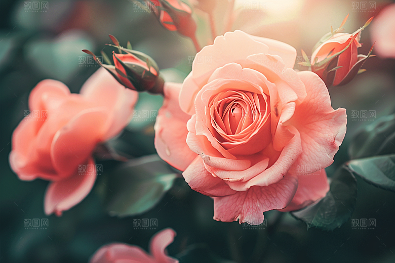 月季花藤月玫瑰素材
