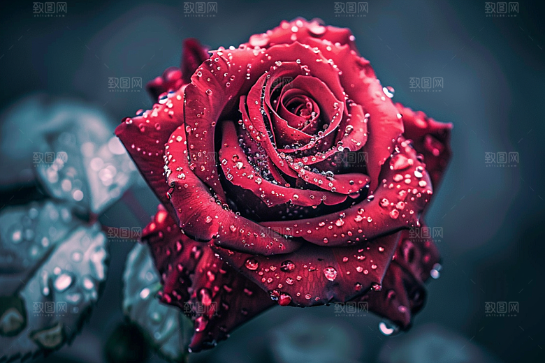 月季花玫瑰唯美素材