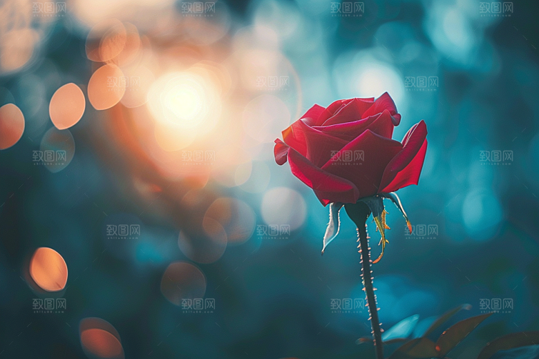 月季花玫瑰唯美素材