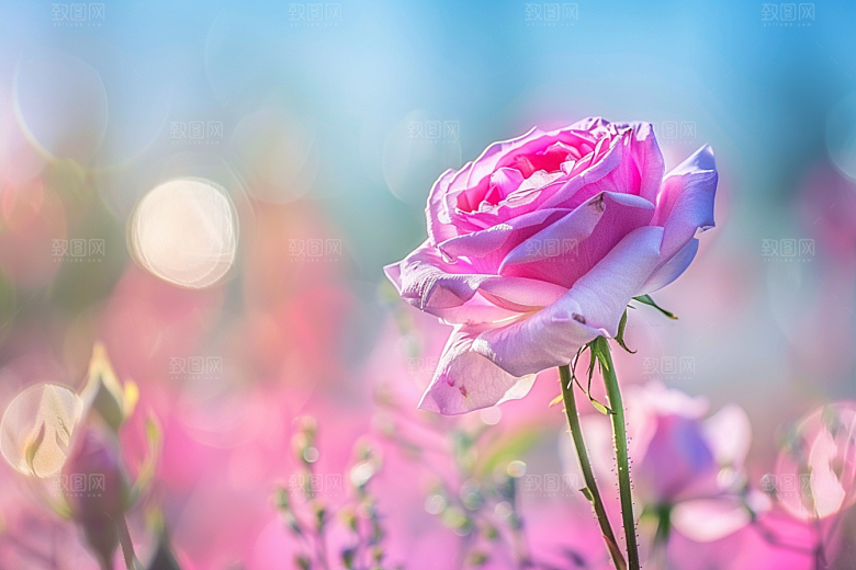 月季花花朵欧月素材