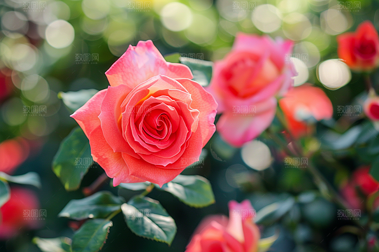 月季花花卉藤月素材