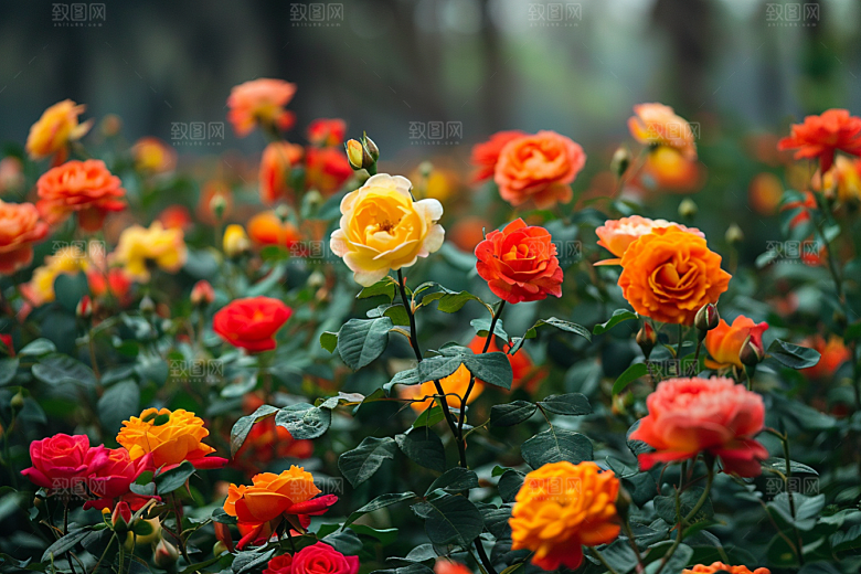 月季花高清彩色素材