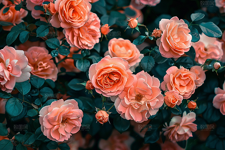 月季花玫瑰花卉素材