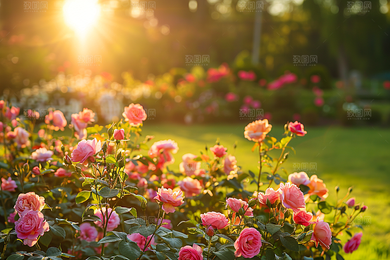 月季花欧月彩色素材