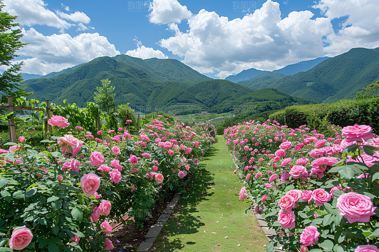 月季花植物高清素材