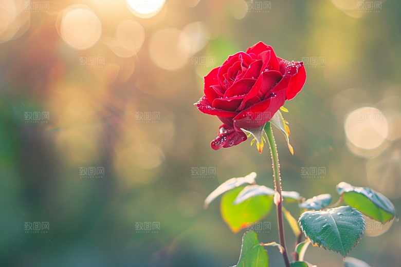 月季花彩色花朵素材