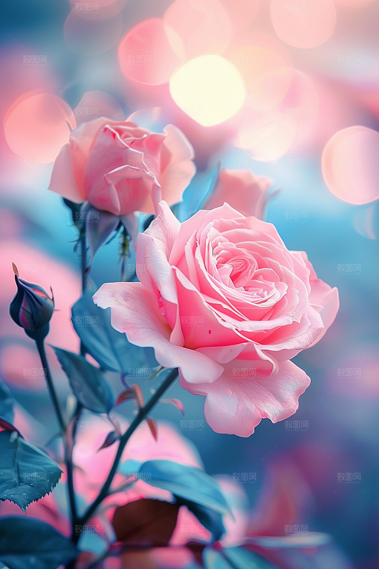 月季花欧月藤月素材