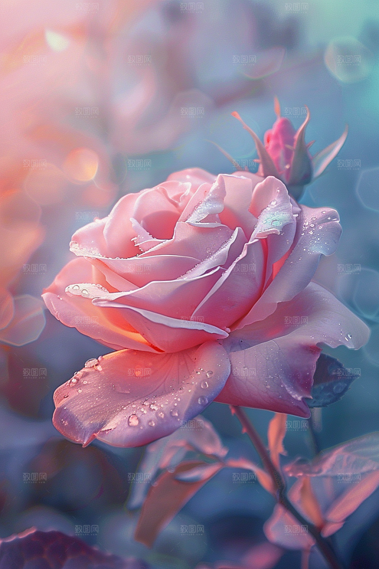 月季花花朵欧月素材