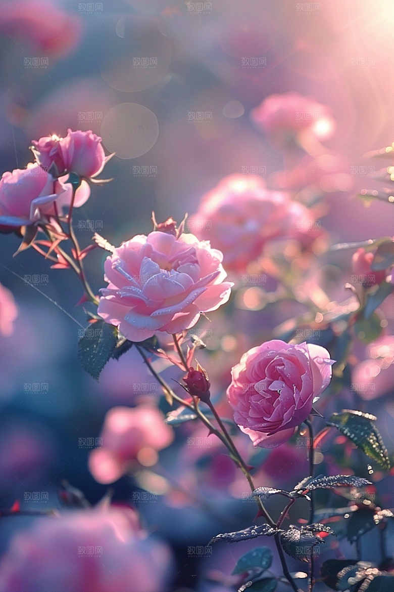 月季花蔷薇高清素材