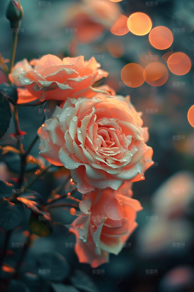 月季花花卉蔷薇素材