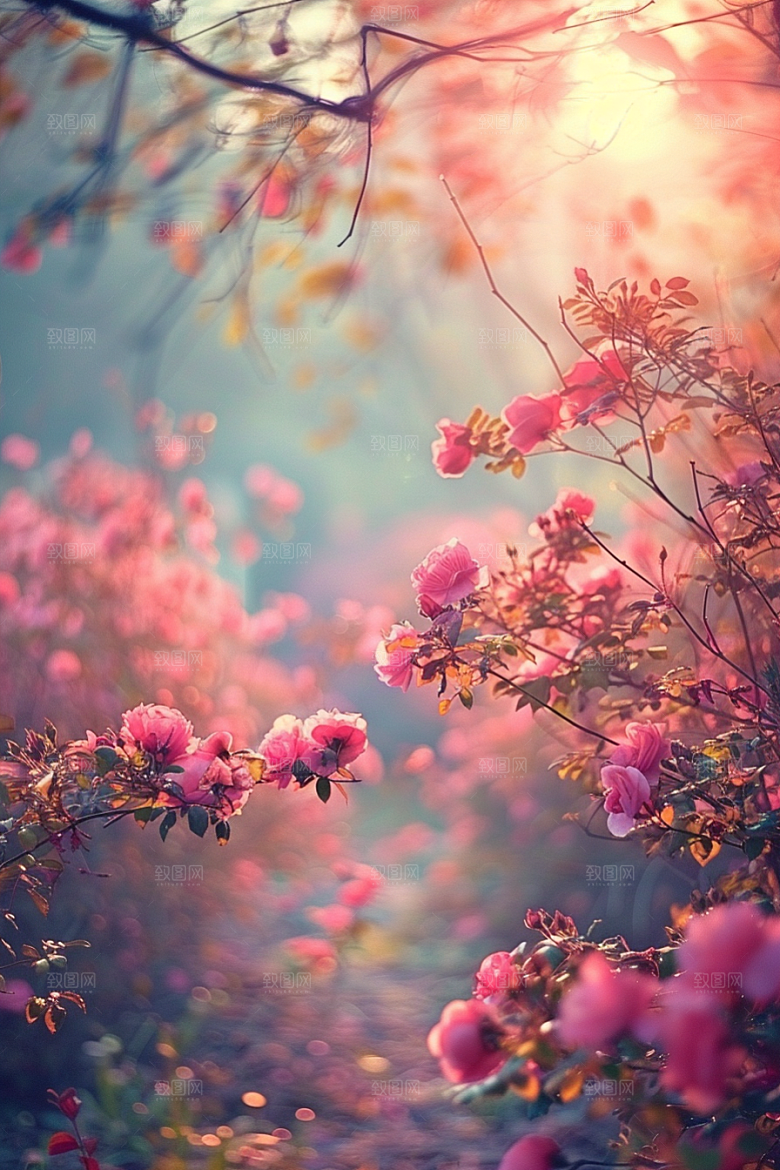月季花欧月彩色素材