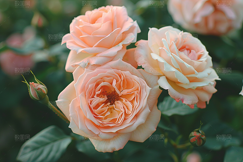 月季花蔷薇玫瑰素材