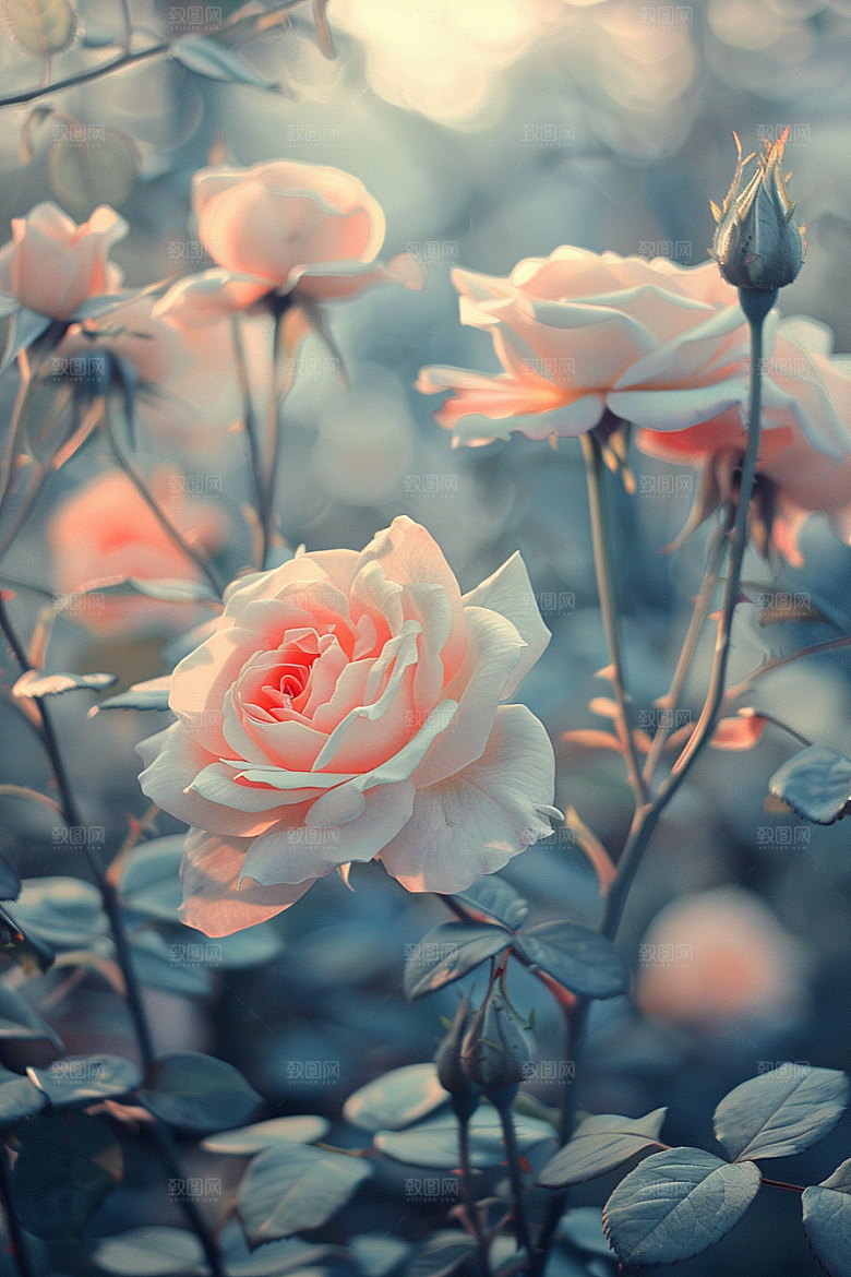 月季花玫瑰高清素材