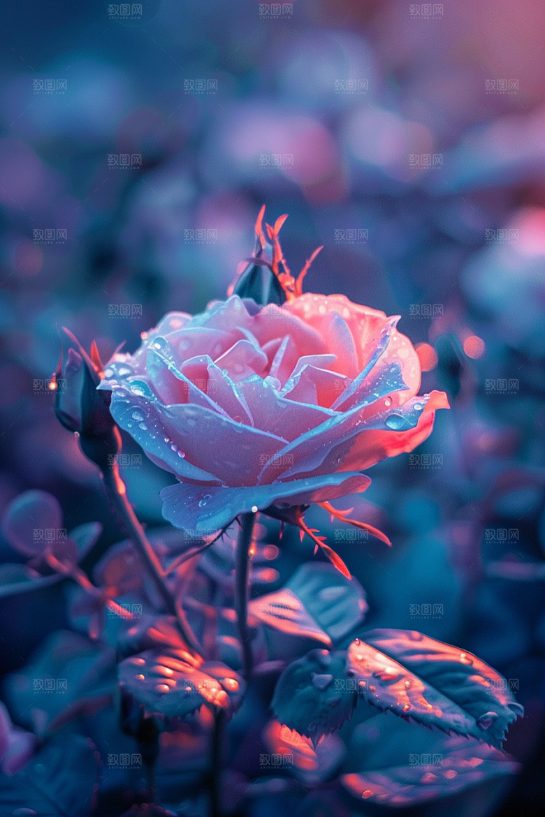 月季花高清欧月素材