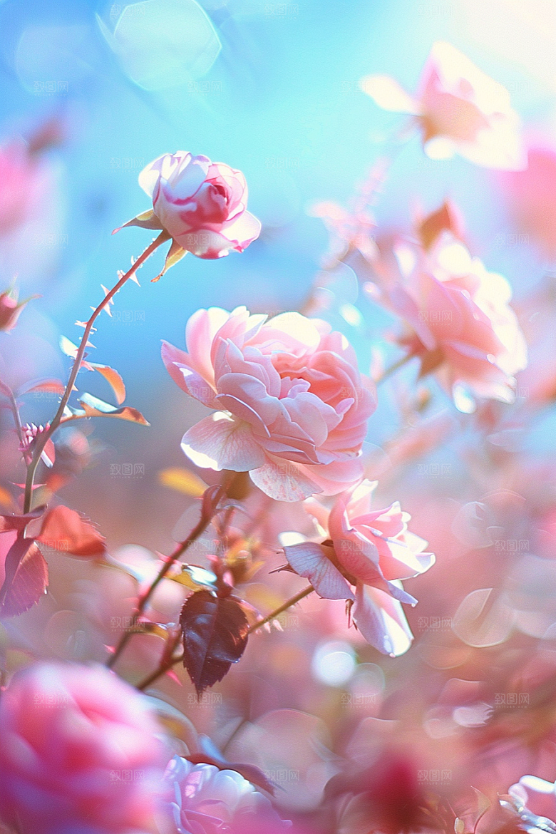 月季花高清欧月素材