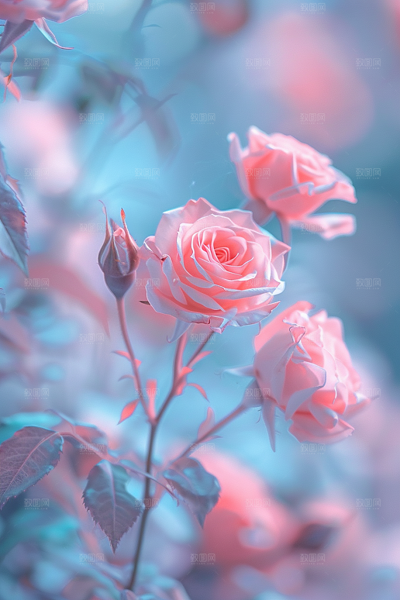 月季花高清蔷薇素材