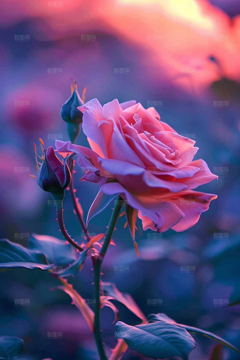 月季花高清唯美素材